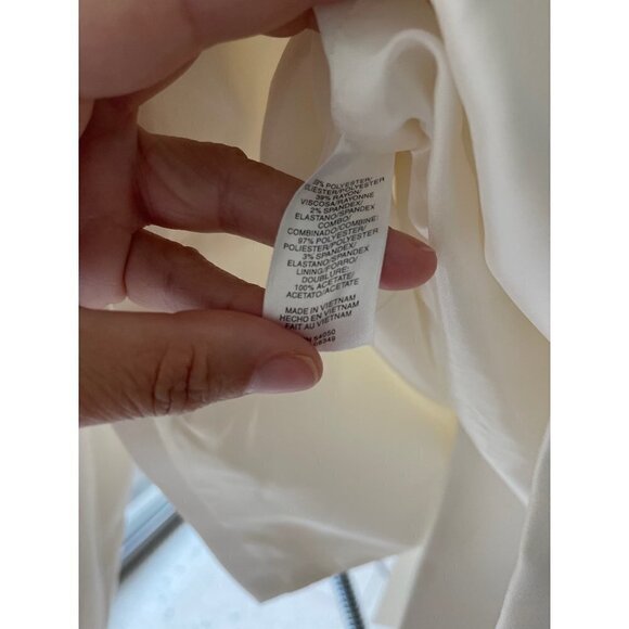 Jones New York Collection Suit Jacket Womens Size 10 Double Breasted White - Picture 11 of 12